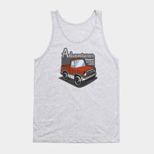 Medium Burnt Orange Adventurer (White-Based) - 1972 Tank Top